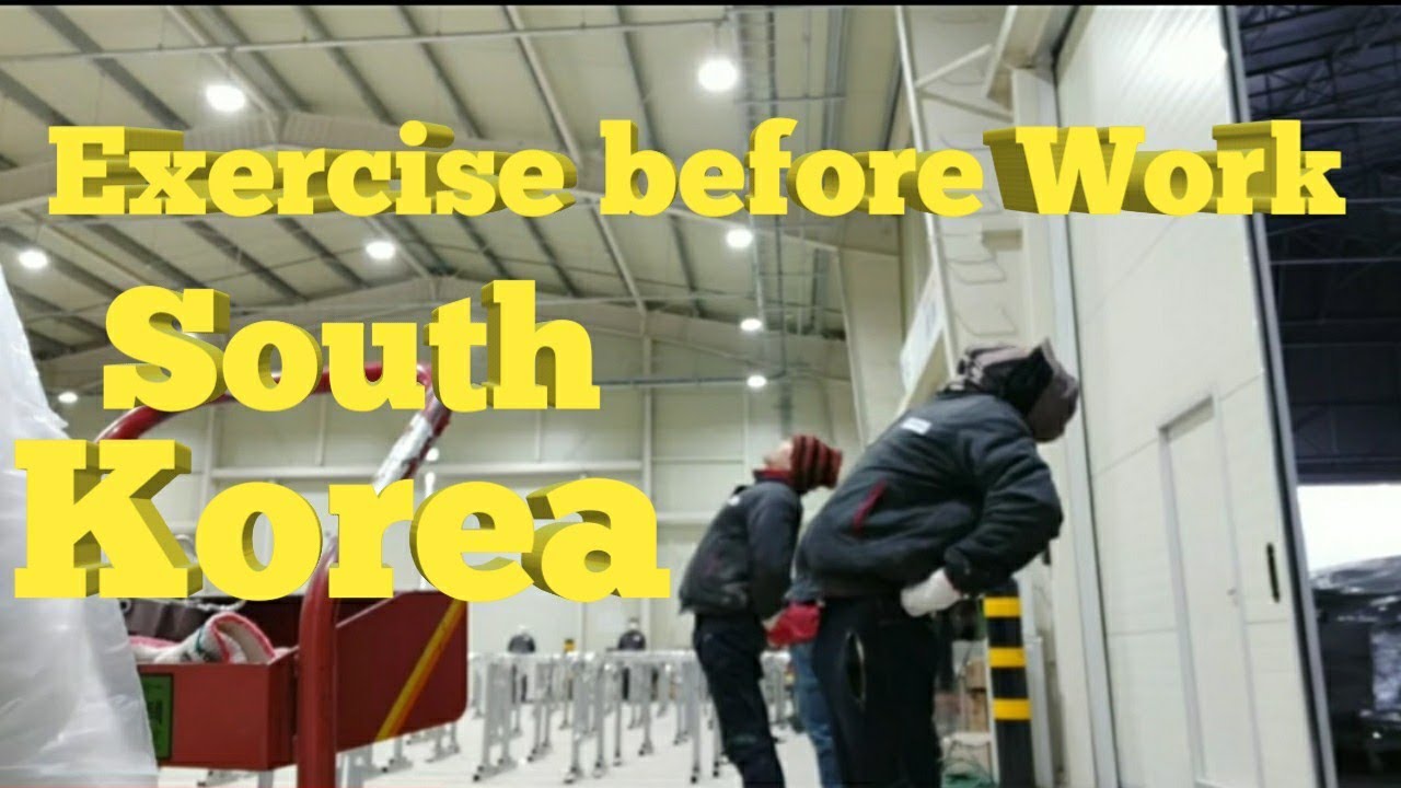 Korean Exercise Before Work / South Korea YouTube