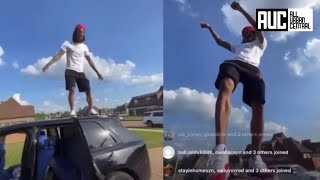 Video thumbnail of "Ja Morant Dances On Car Bumping NBA Youngboy Before Flashing Gun On Live Again"