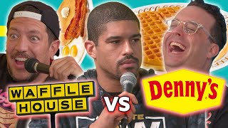 Waffle House vs Denny's with Anthony Bowens | The Battle of Breakfast Titans | Taste Buds | EP 147