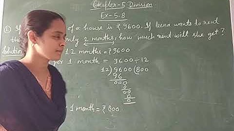 Class-4 Mathematics Chapter-5 Division Exercise-5.8 By Bharti Singh