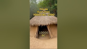 The Evolution of House: 10,000 BC to 2100! (AI-Generated)