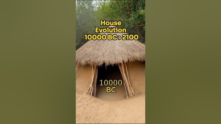 The Evolution of House: 10,000 BC to 2100! (AI-Generated)