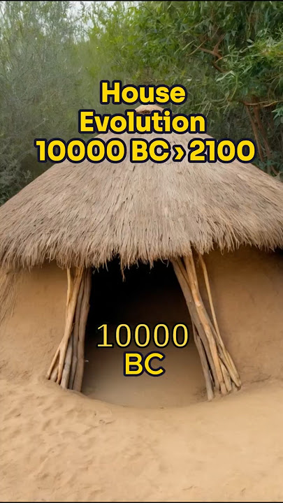 The Evolution of House: 10,000 BC to 2100! (AI-Generated)