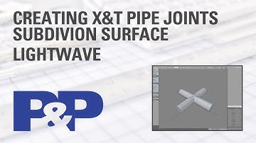 Creating X and T pipe joints using subdivision surfaces - Lightwave 3D 9.3