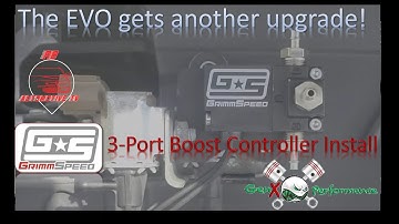 Installing the GrimmSpeed 3-Port Boost Controller in the Evo X