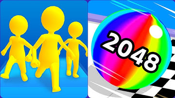 Ball Run 2048 Vs Join Clash 3D🔲🟦🔲Walkthrough Android IOS Gameplay S1H