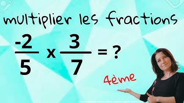 Comment multiplier les fractions (= nombres rationnels) Mathématiques collège. niveau 4ème