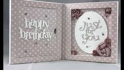 Assembly Tutorial - Card with inside shadowbox frames with a door