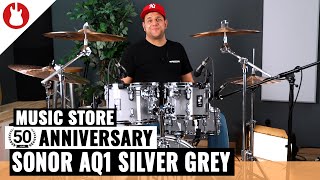 Sonor AQ1 Silver Grey | MUSIC STORE 50th Anniversary Edition | MUSIC STORE