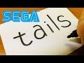 How to turn words TAILS（Sonic the Hedgehog）into a Cartoon - How to draw doodle art on paper