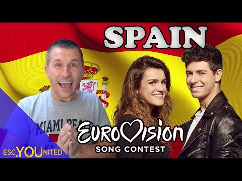Spain in Eurovision: All songs from 1961-2018 (REACTION)