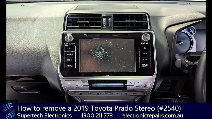 How to remove a 2019 Toyota Prado Stereo (#2540)