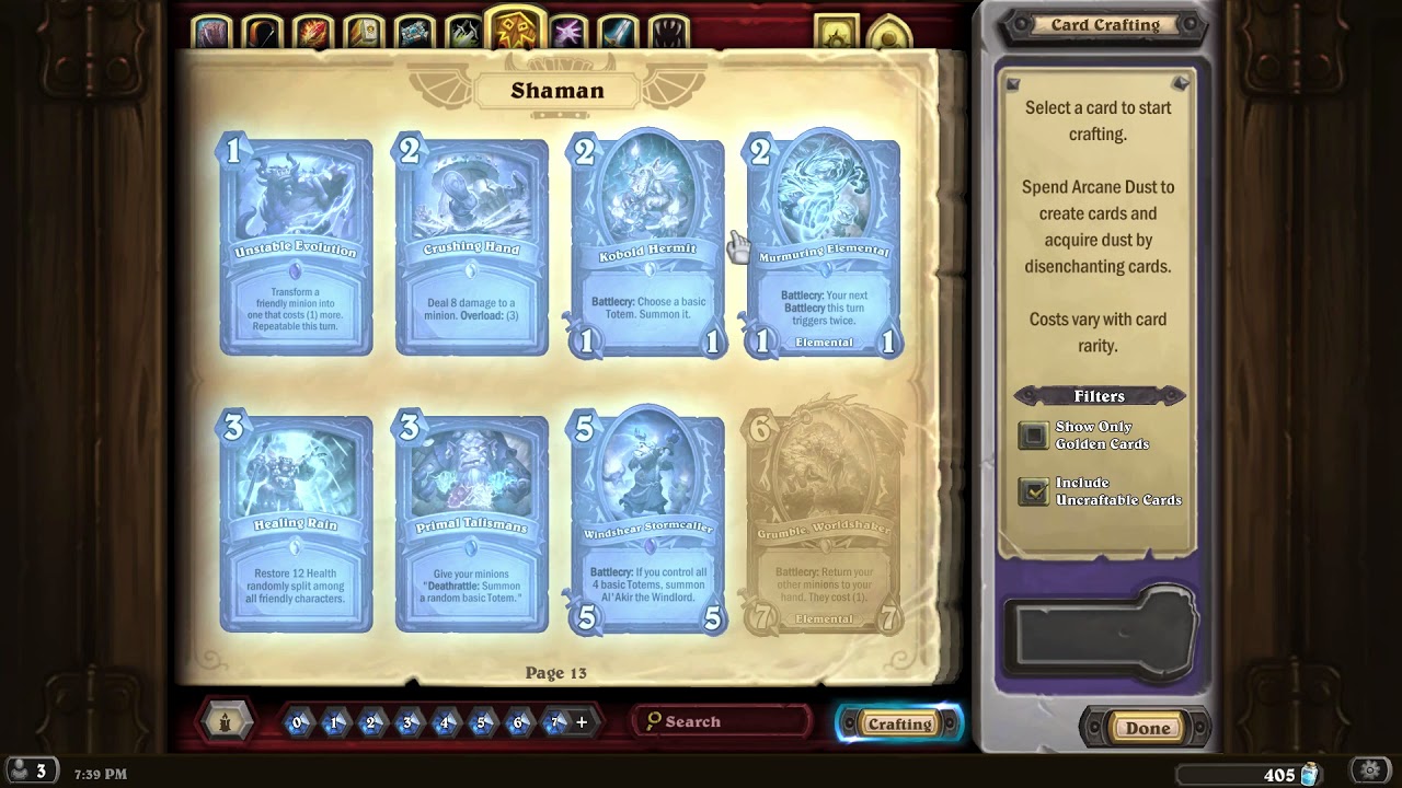 Hearthstone All Shaman Kobolds & Catacombs Cards Revealed