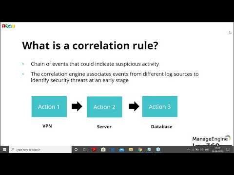 Event correlation and other advanced features