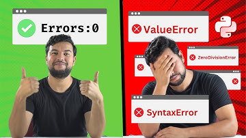 الأخطاء البرمجية | معالجة الإستناءات في بايثون للمبتدئين