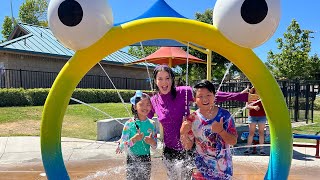 Charlotte and Alex Save the Toy Waterpark from a Clogged Pipe with Teamwork