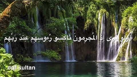 سورة:السجدة:آيات[13-12]|القارئ:عبدالرحمن المسعد