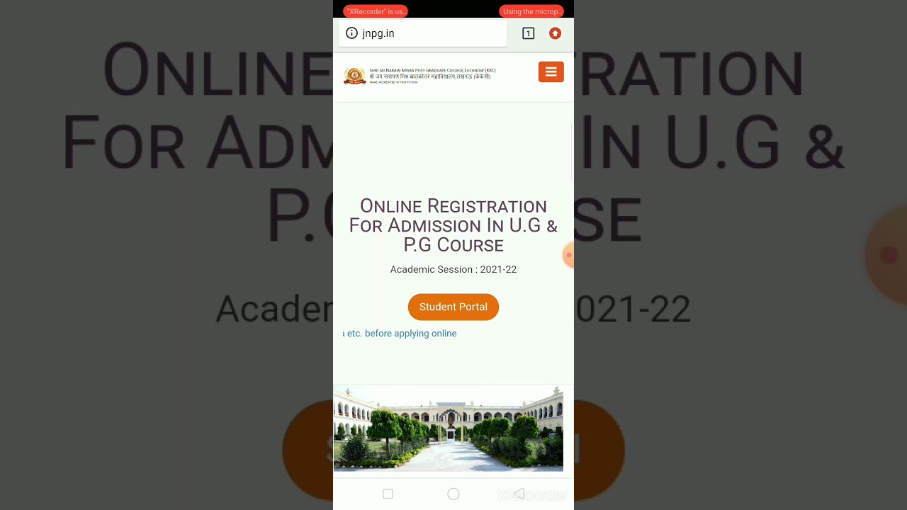 KKC ADMISSION FORM LAST DATE 02/09/2021 | Shri Jai Narayan PG College Lucknow Admission Notification