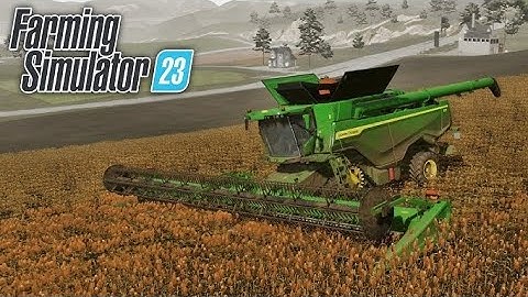 Sowing & Harvesting New Crop Sorghum in Farming Simulator 23 Mobile #Game_king550