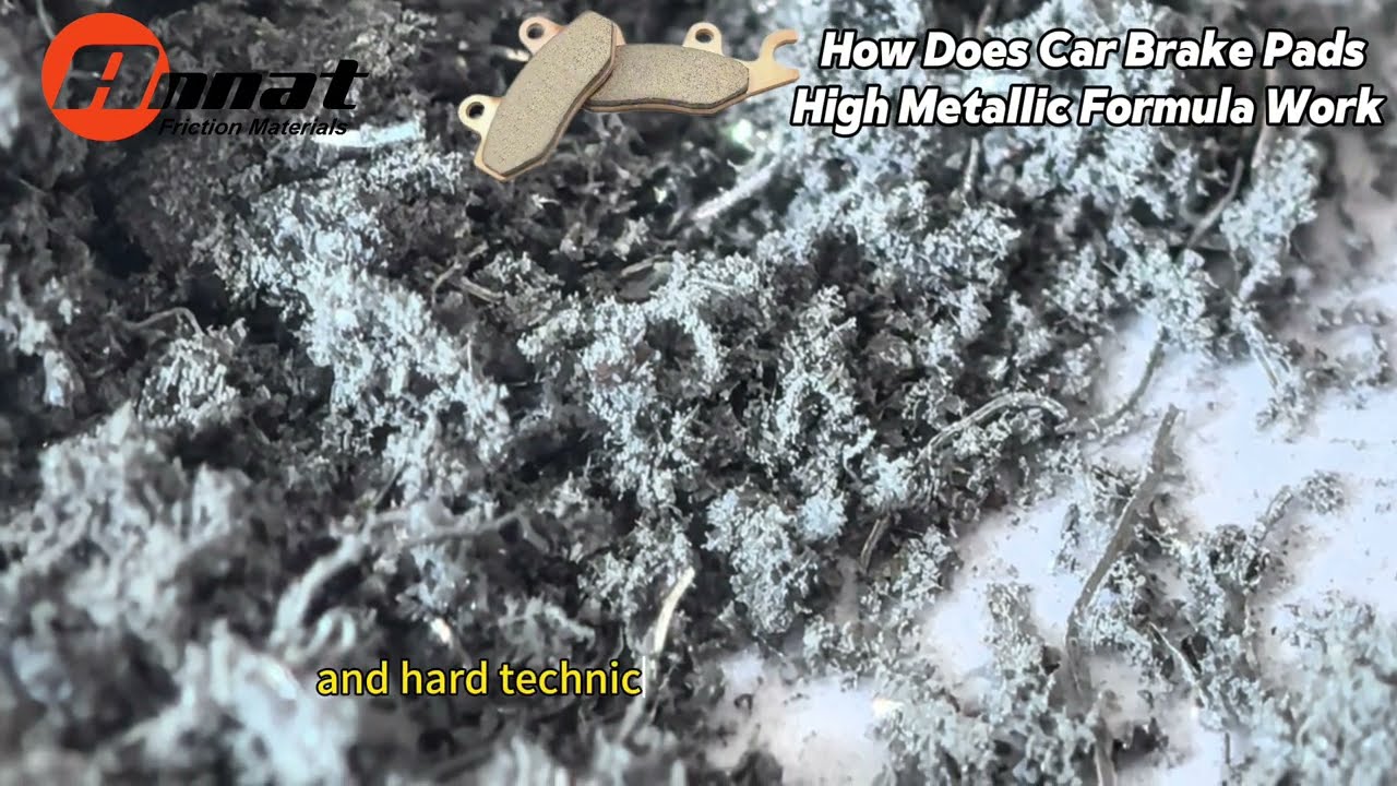 How Does Car Brake Pads High Metallic Formula Work？
