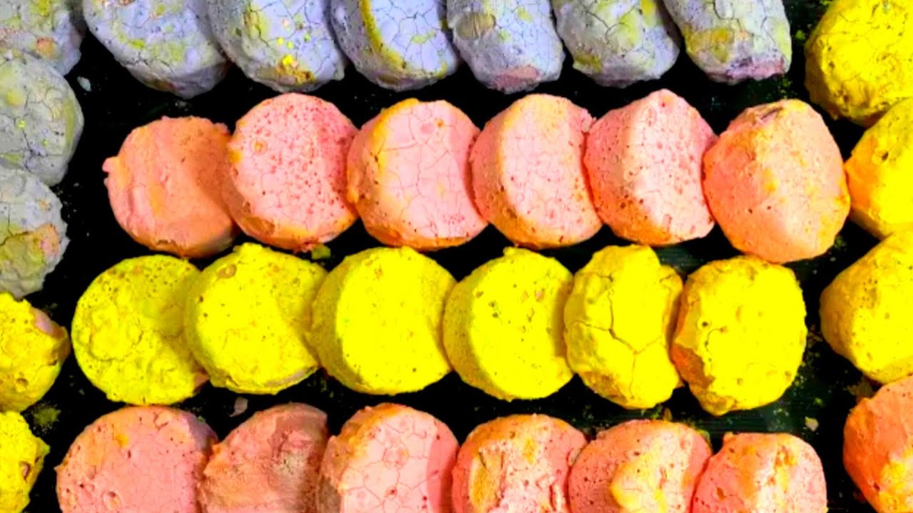 Chalk Sim Rounds 🧡Rounds Pasted Chalk | ASMR | Crunchy | Satisfying by ...