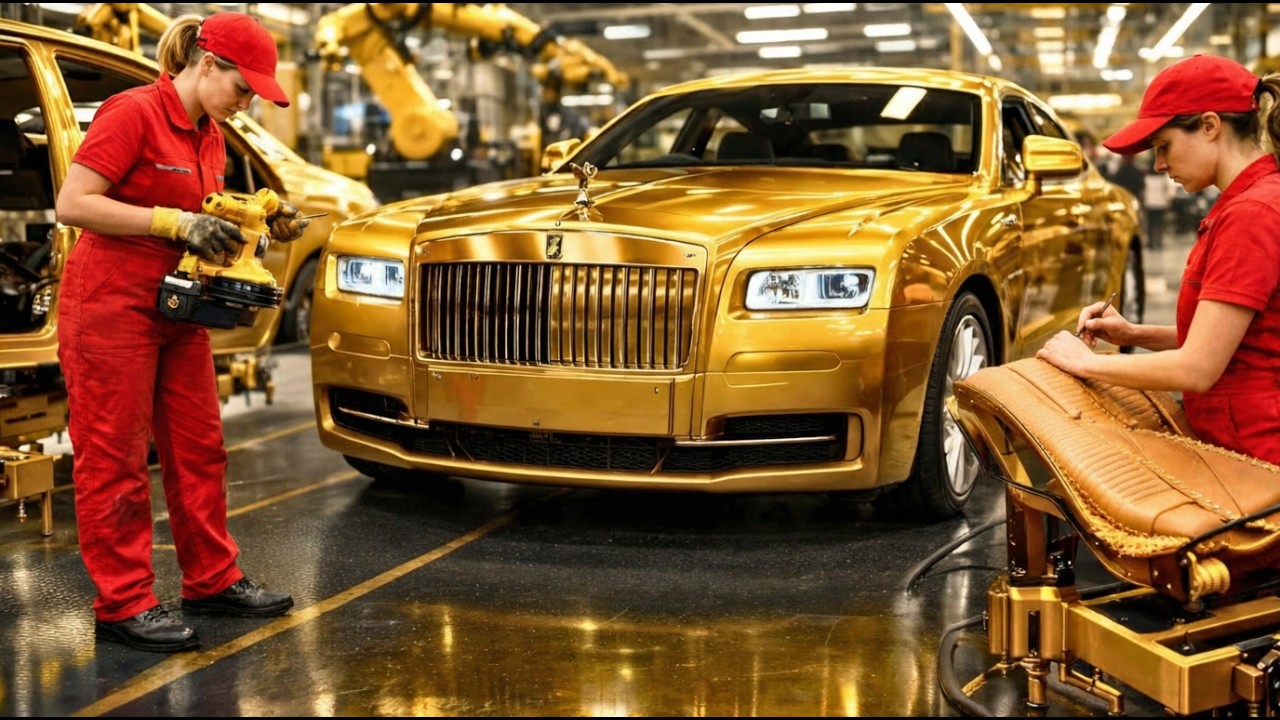 Inside the Rolls Royce Factory How the Solid Gold Phantom Is Built from Scratch