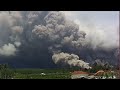 Dec 4 dramatic timelapse of eruption at semeru volcano