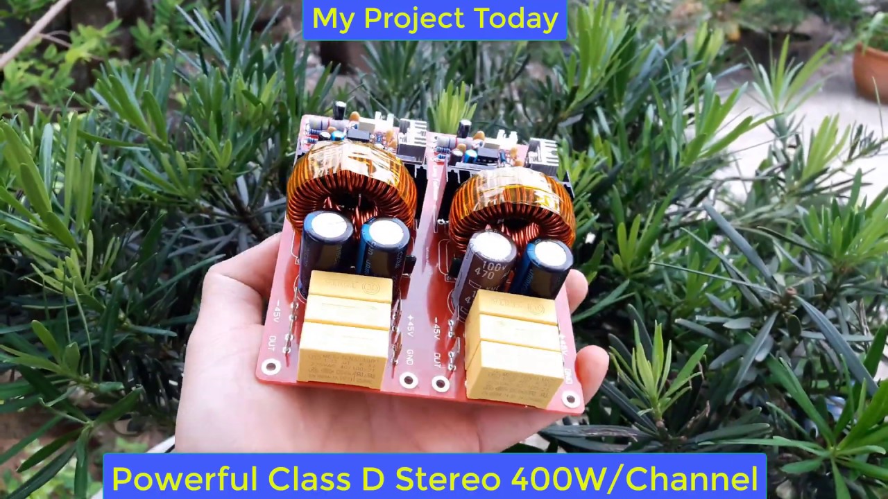 Share Class D Amplifier 400W | LCSC 