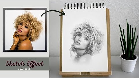 How to make sketch effect | pencil sketch in snapseed | snapseed sketch editing | sketch effect