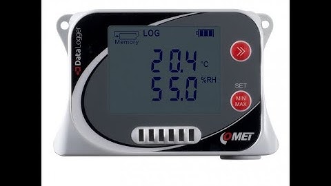 Premium temperature and relative humidity datalogger with built-in sensors