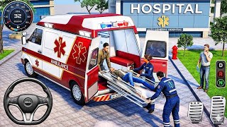 सिटी एम्बुलेंस रेस्क्यू सिम्युलेटर 3डी - 911 यूएस इमरजेंसी एम्बुलेंस ड्राइविंग 3डी - एंड्रॉइड गेम... screenshot 5