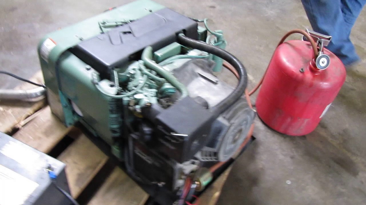 Cummins Onan Emerald III GenSet 6500 Watt RV Generator 6.5 kW #2 - YouTube
