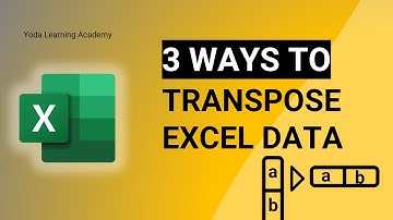3 Ways to Transpose Excel Data (Rotate data from Vertical to Horizontal)