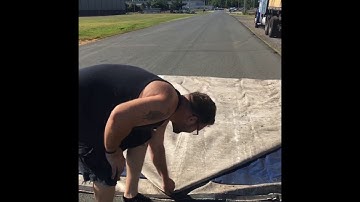 Folding A Tarp