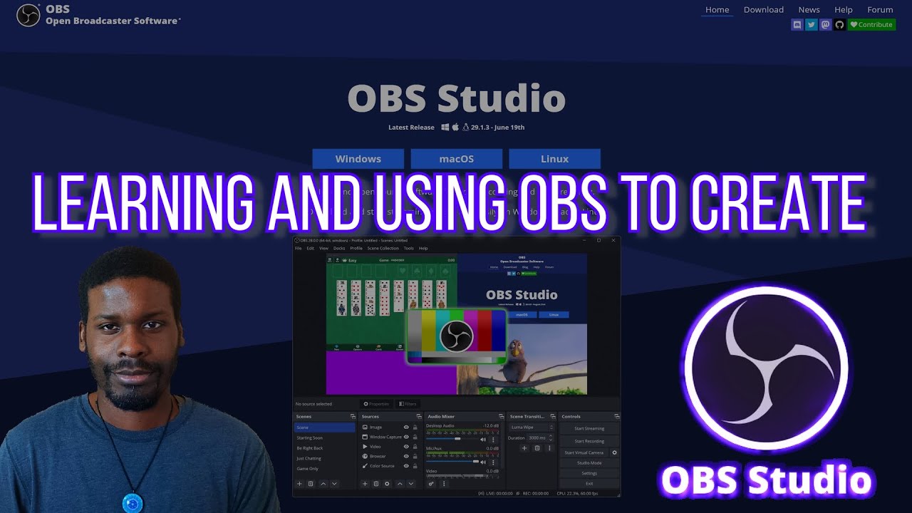 Learning and Using OBS to Create - YouTube
