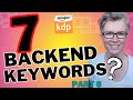 7 backend keywords amazon create  upload a journal  complete guide 6 of 12