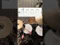 First combination of “The Core Four” drum beats for beginners #basicdrumlessons