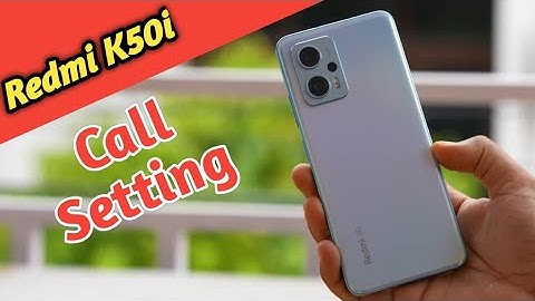 Smart Call Setting In Redmi K50i, Redmi K50i Mein Call Setting Kaise Karen,