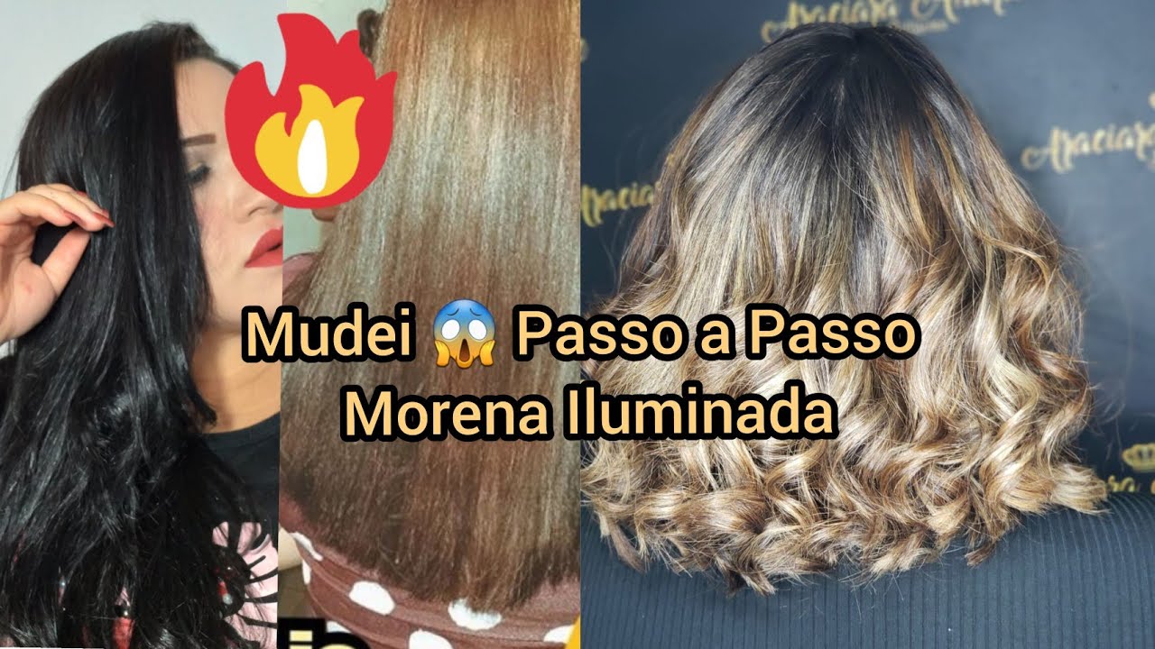 Mudei 😱 Passo a Passo do Morena Iluminada #cabelos #tratamentos # ...