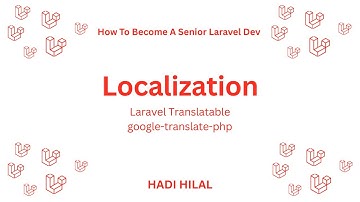 Localization & Transaltions in Laravel | الترجمة في Laravel