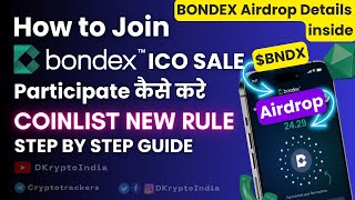 Bondex ICO token Sale Coinlist and Airdrop Details in Hindi