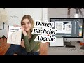 Ich gebe meine Design Bachelor Arbeit ab - Uni Weekly Vlog // I'mJette