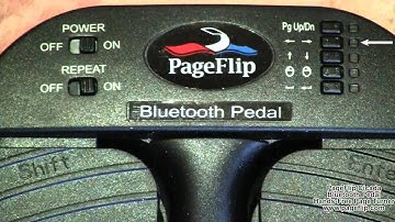 PageFlip Cicada Bluetooth Pedal for Hands-Free Page Turning