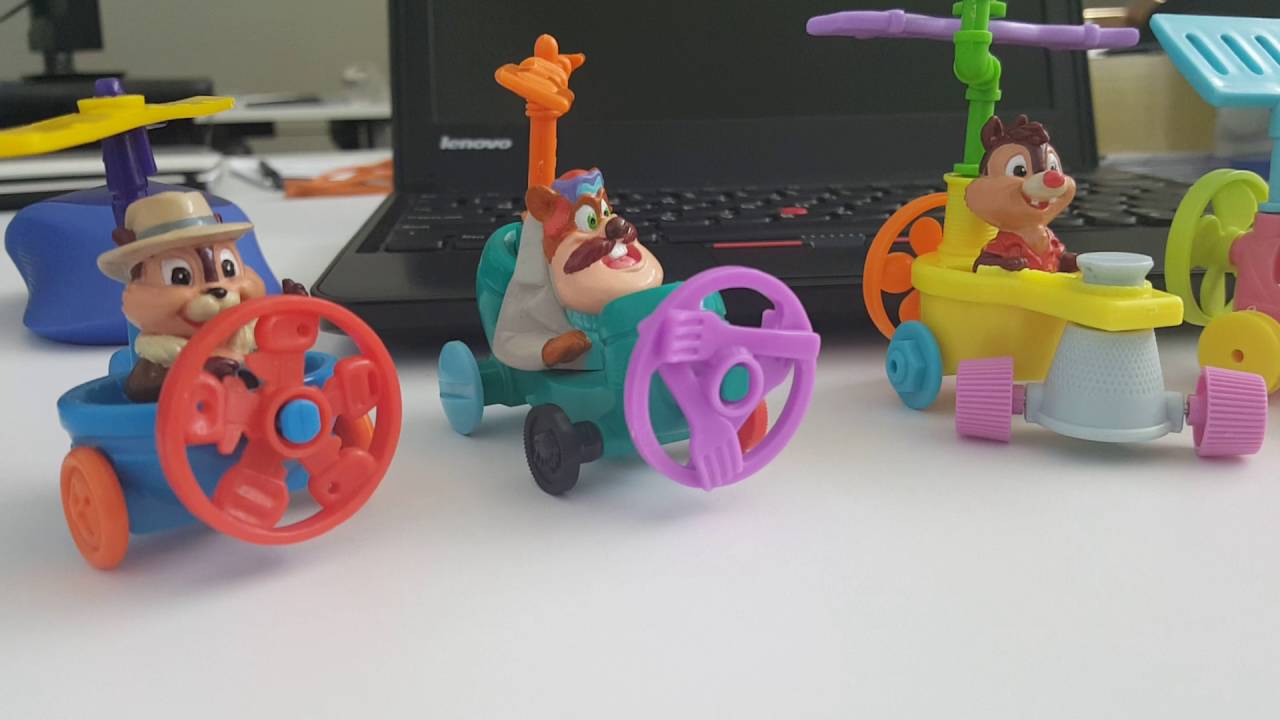 disney rescue rangers happy meal figures youtube