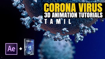 COVID 19 Virus  3D Animation Tutorials in After Effects CC 2020 I Element 3D I FREE Project File