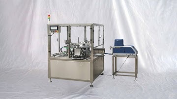 Cosmetics boxes vertical type cartoning boxing machine Kartoniermaschine für Kosmetikdosen