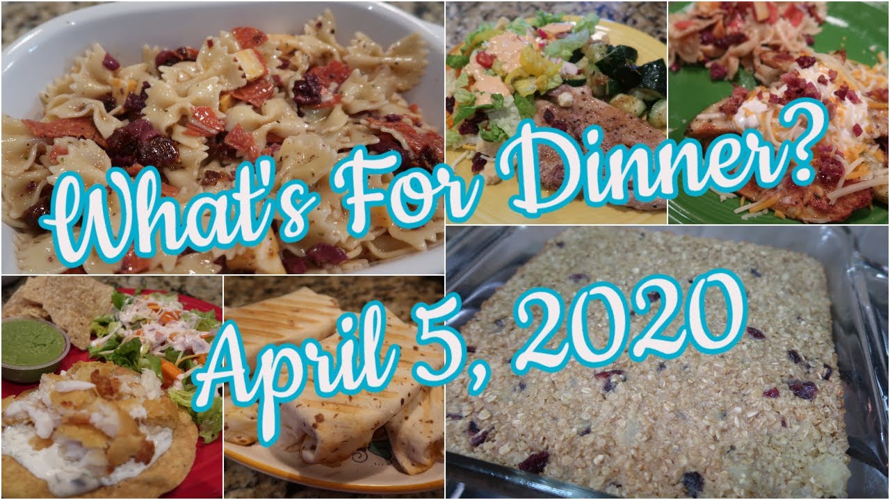 What's For Dinner? Apr 5, 2020 | Cooking for Two | Pantry Meals | Pizza
