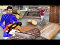 Petrol Saw Machine पेट्रोल चेनसॉ Wood Cutting Skills Hindi Kahaniya Moral Stories Funny Comedy Video