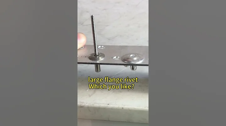 Big flange rivets, which one looks good?