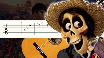 Un Poco Loco / Coco / Guitarra / Tutorial / Tablatura